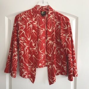 Red kimono outer